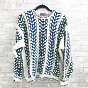 Vintage Oversized 90s Chunky Coogi Grandpa Sweater